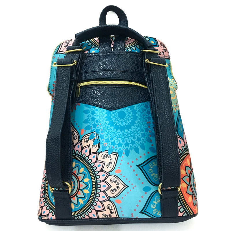 Mandala Blue - Backpack Chula Moda Latina